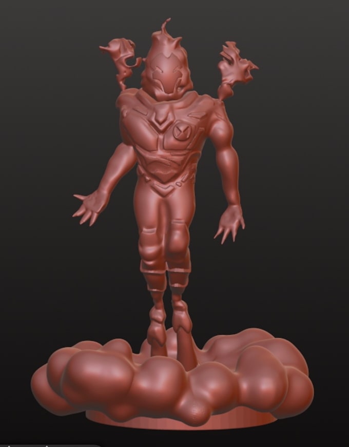 make a cartoon 3d model