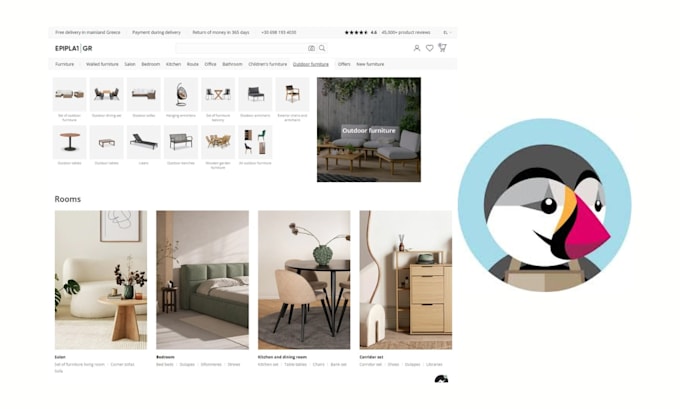 design custom prestashop ecommerce SEO store and fix any bug error