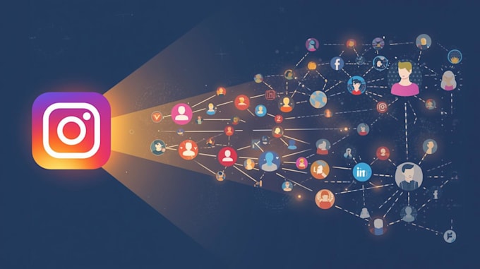 send instagram direct message or dm to promote your business