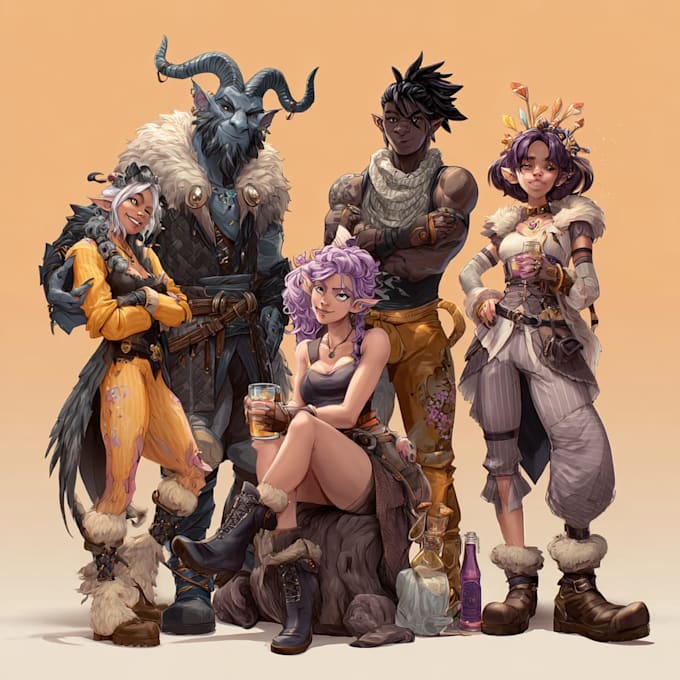 design dnd party and fantasy