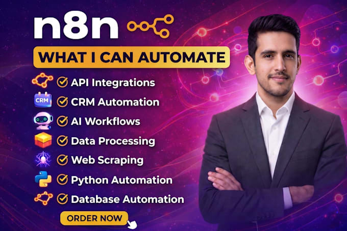Build n8n automation workflows, ai agents and api integrations by ...