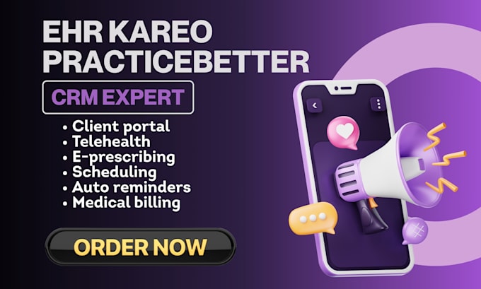 setup ehr practicebetter kareo meditech netsmart athenahealth theranest modmed