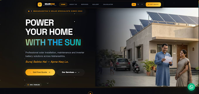 build a fast loading one page business website in 2 days