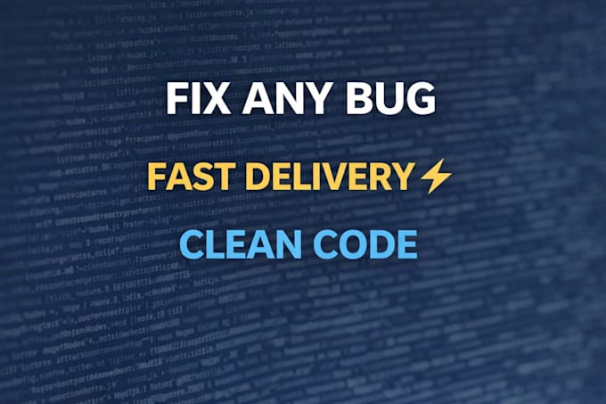 fix javascript, node js, react or api bugs fast