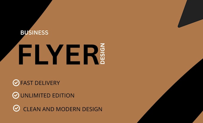 design a professional and visually custom flyer
