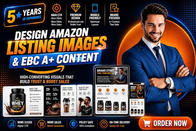 do amazon listing images design, amazon infographic, product listing images