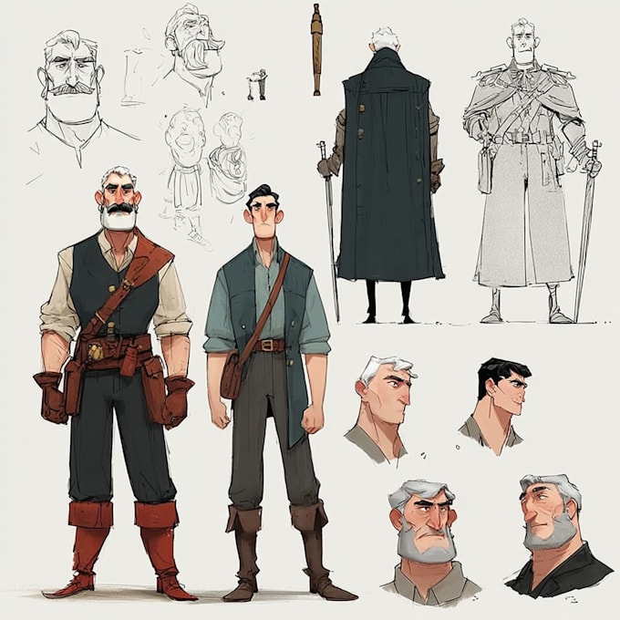 character design and concept art