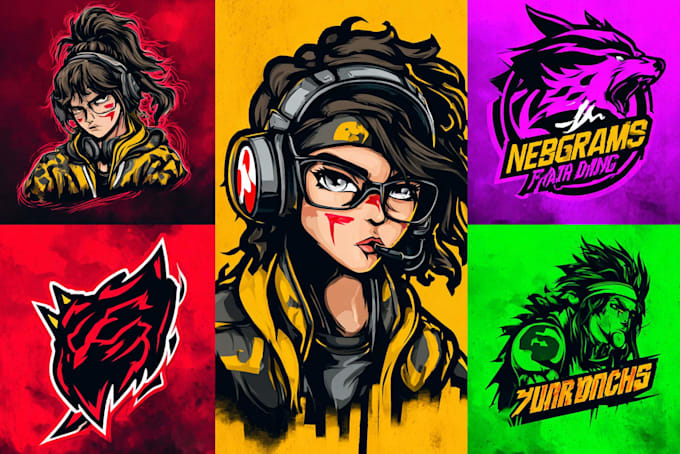design cartoon, mascot, and character logo design