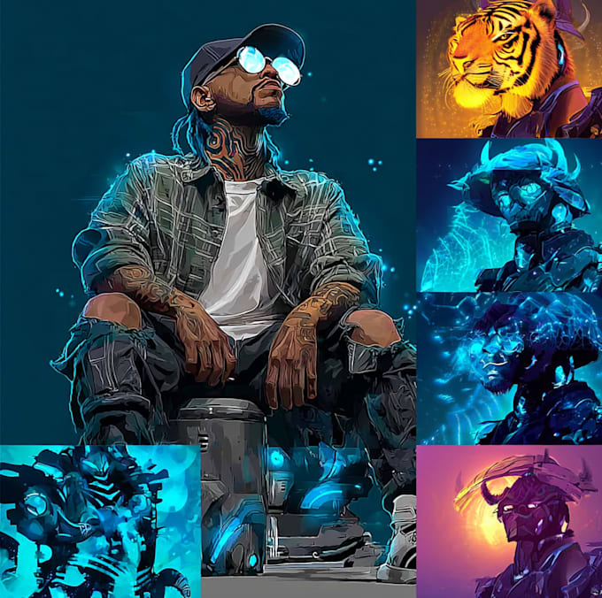 create nft art illustrations and character art
