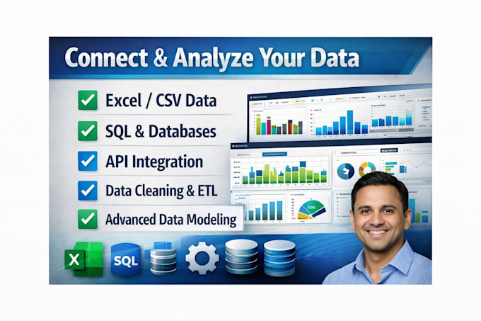 be your power bi and tableau dashboard expert for data visualization