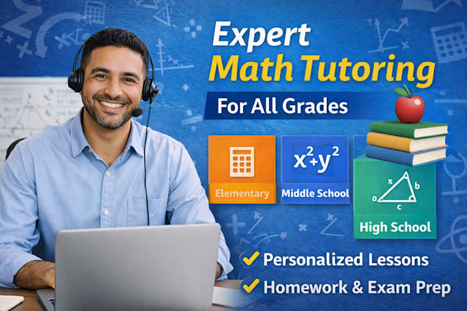 teach math step by step as your online math tutor