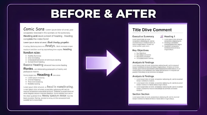 format and clean your messy word document professionally