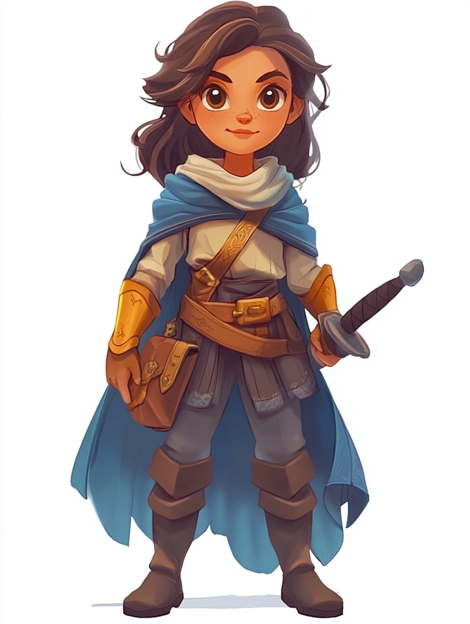 create 2d game character or 2d game character