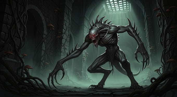 make artwork for fantasy, horror, or monster characters