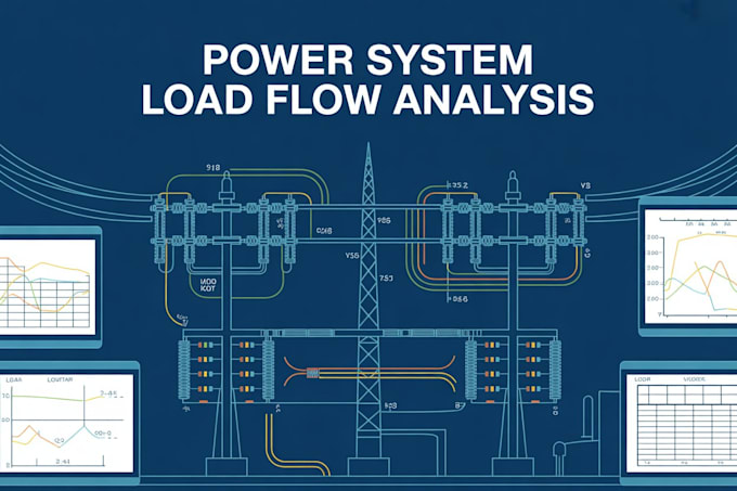 do power system load flow analysis and power network study