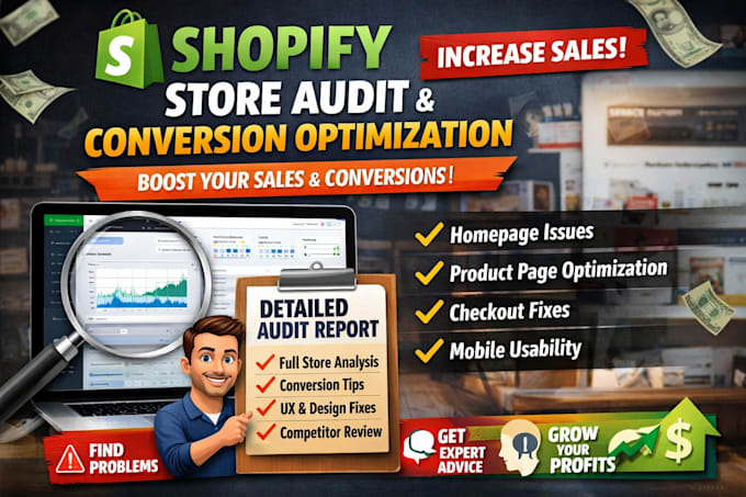 do shopify store audit and conversion optimization