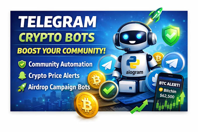 create a telegram bot for crypto community