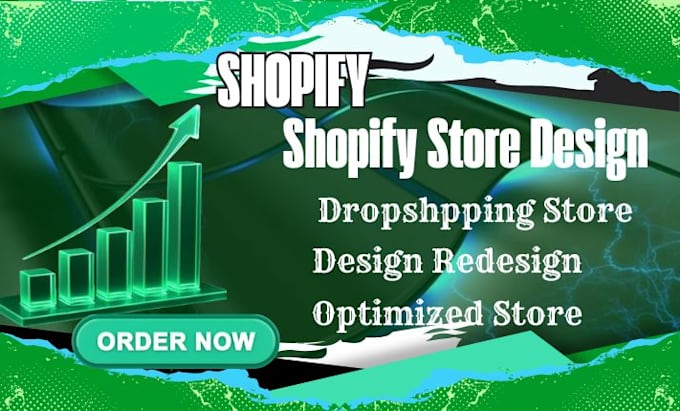 design a shopify store, drop shipping website setup and website redesign