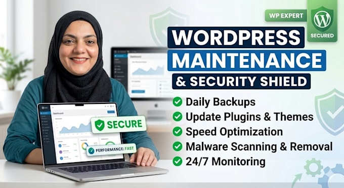 maintain, update, and optimise your wordpress website securely