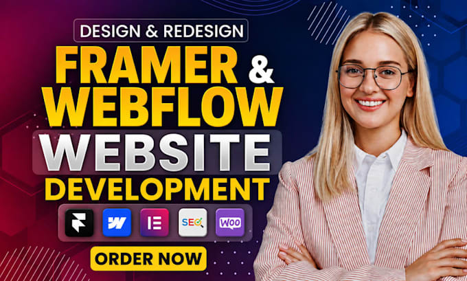 design framer website, webflow website, figma to framer as a framer developer