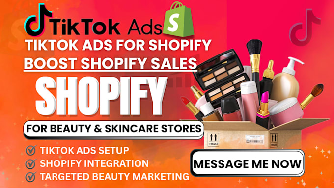 setup tik tok ads to boost shopify sales for beauty and skincare stores