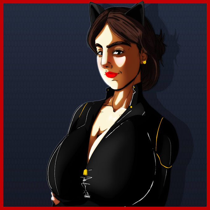 do some anime portrait art