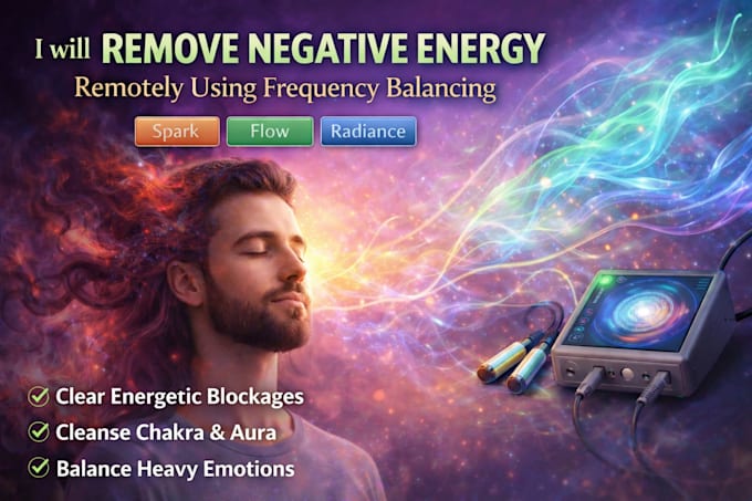remove negative energy using quantum energy balancing