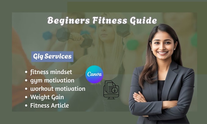 create a complete beginner workout and fitness guide