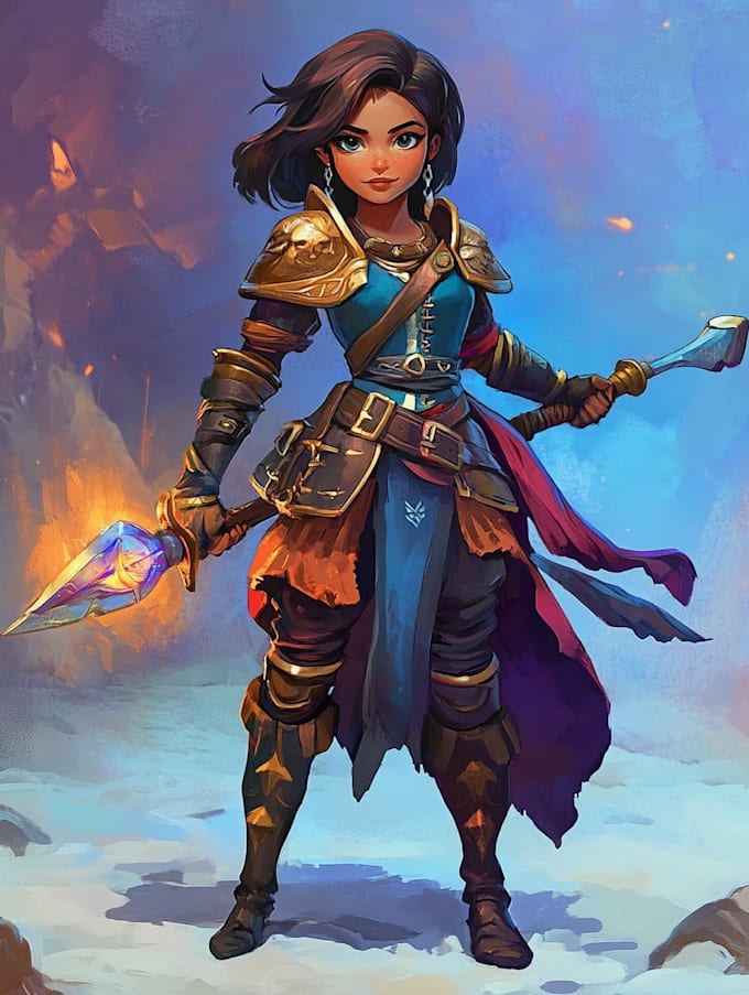 draw 2d game character or 2d game character