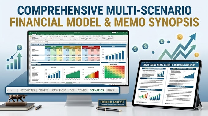 build an advanced financial model and dcf valuation