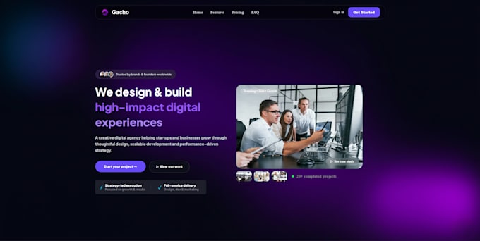 do HTML CSS sass tailwind website development