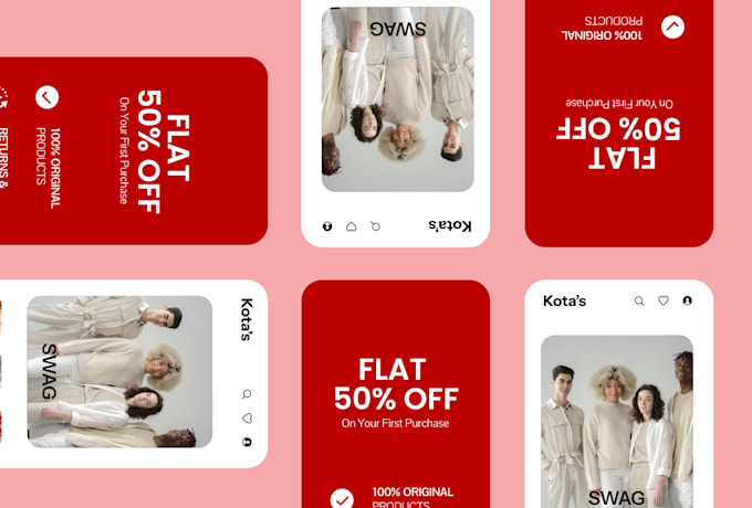 design app screenshots for app store, play store within 24hr
