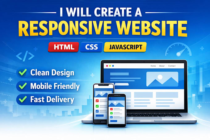 build a modern responsive website for your business