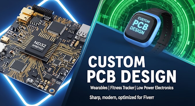 design pcb for wearable electronics, trackers, and iot devices
