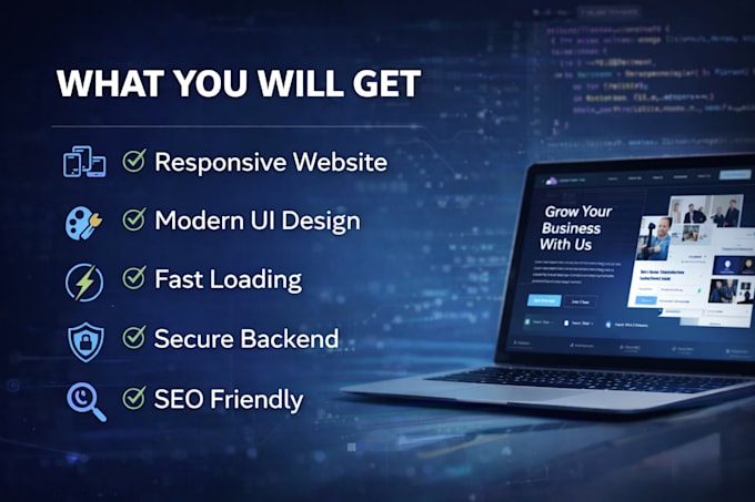 build a responsive full stack website using react and python