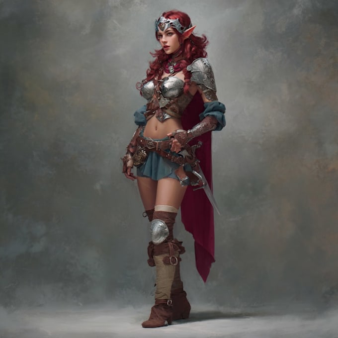 illustrate your dnd or rpg fantasy character