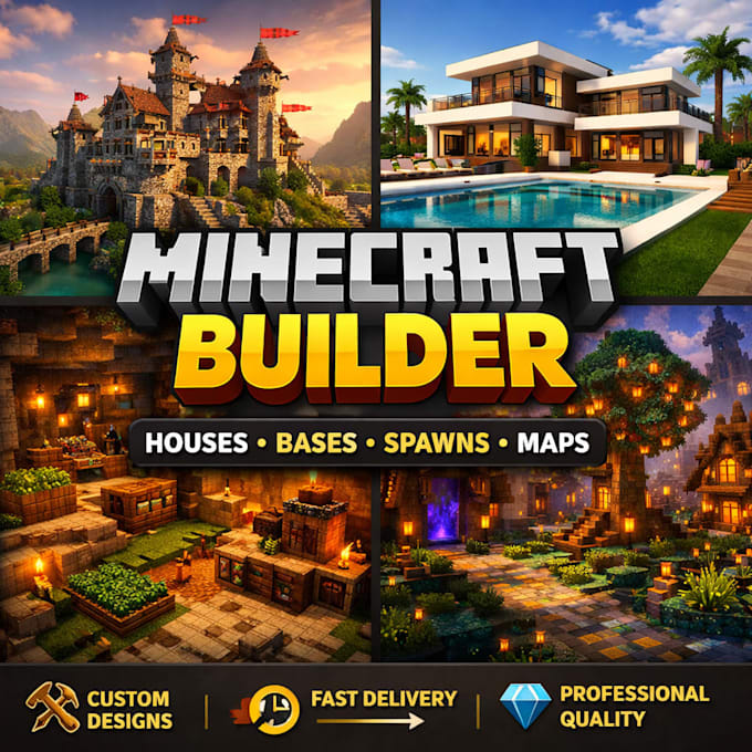 build a custom minecraft spawn or lobby