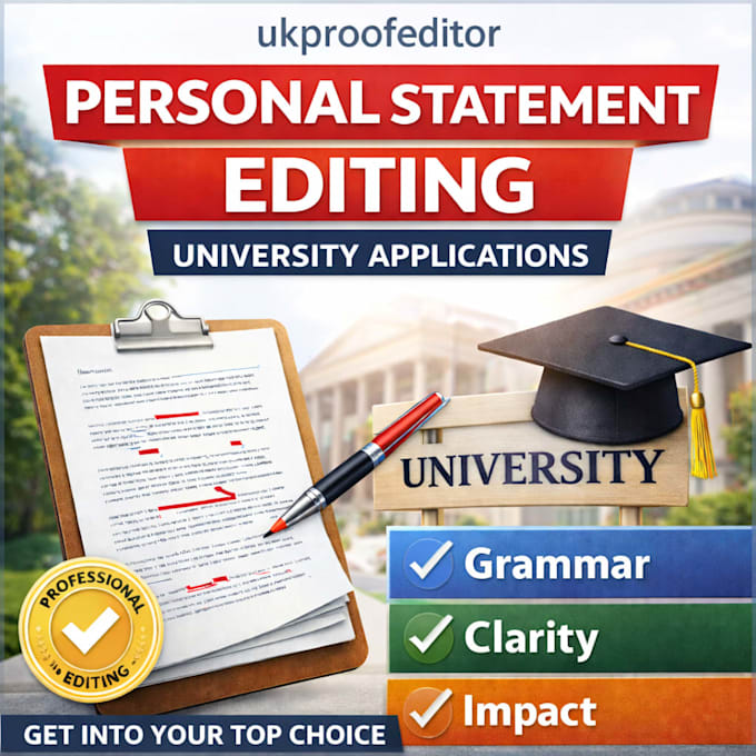 edit your personal statement or university application essay
