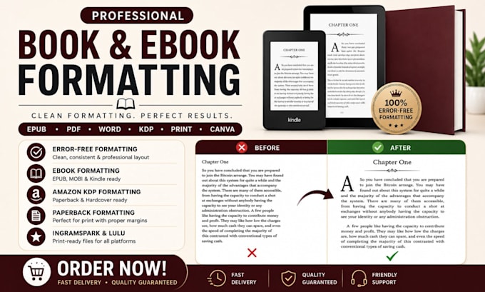 do book formatting ebook formatting paperback formatting kindle formatting