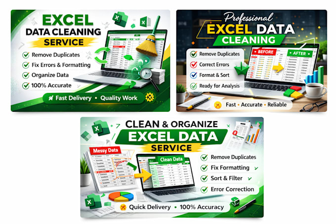extract your data in excel and organize it