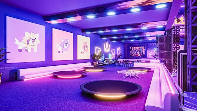 build immersive 3d unity world, vrchat world, vrchat map, vrc metaverse, udon