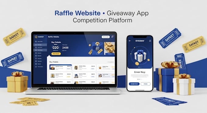 build raffle websites, giveaway apps and secure high converting competition site