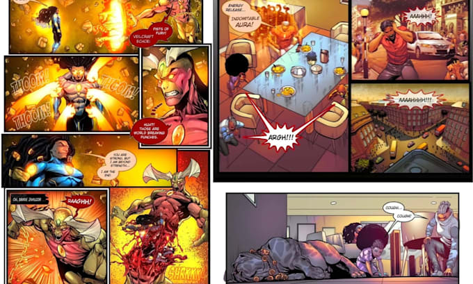 illustrate graphic novel comic book comic strip as comic book artist comic art