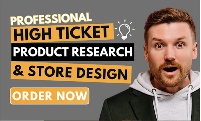 build high ticket shopify dropshipping store