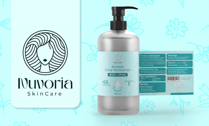 design a premium supplement product label and product packaging