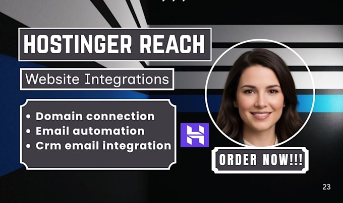 do hostinger reach website integration domain connection email automation