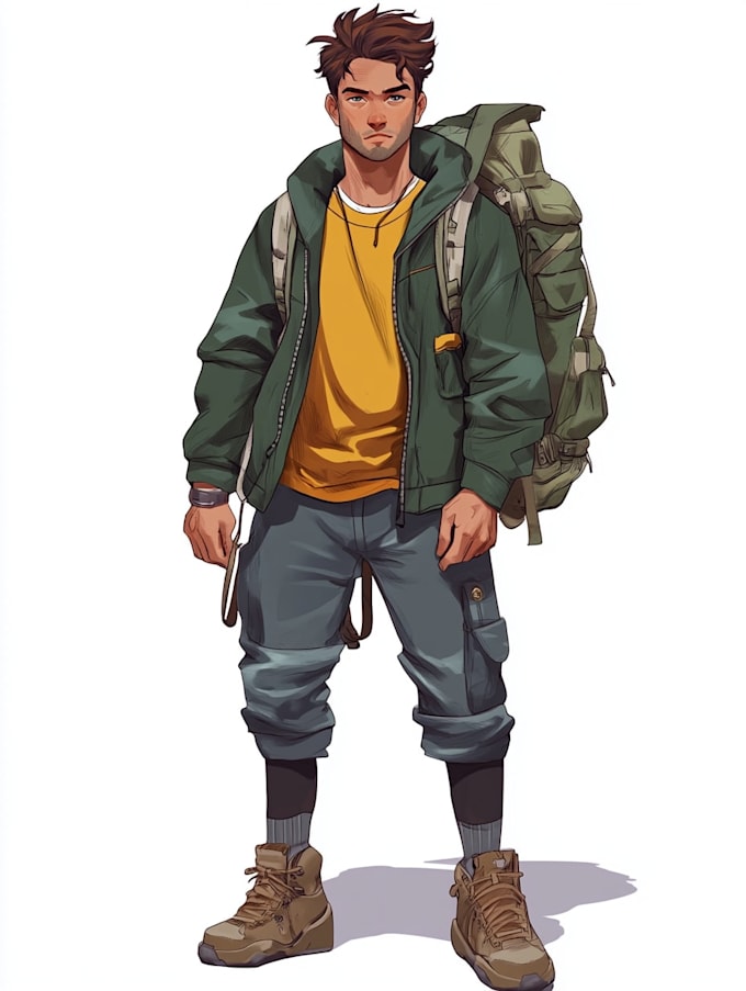 draw 2d character or 2d game character