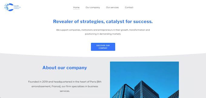 create a modern personal brand website for entrepreneurs
