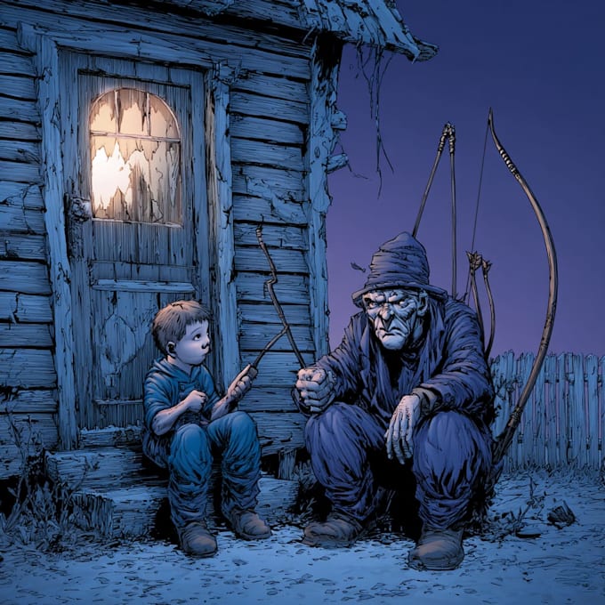design horror comic strips