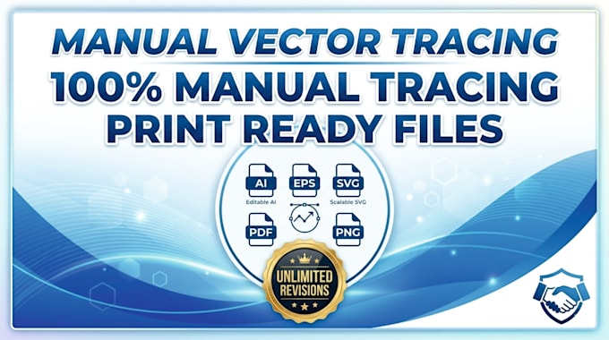 convert your low resolution logo to high quality vector professionally
